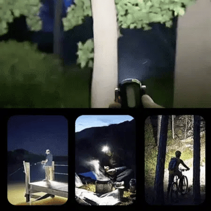 Linterna portátil recargable y brillante para llavero